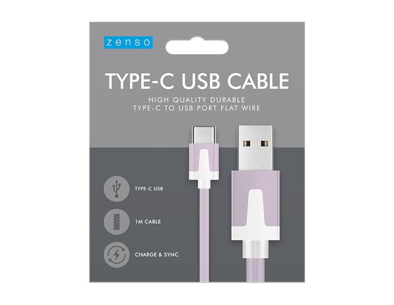 Wholesale Type C Flat USB cable 1M Wholesale Type C Flat USB cable 1M