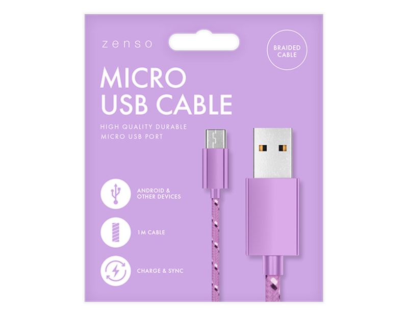 Wholesale Micro Braided USB cable 1M Wholesale Micro Braided USB cable 1M