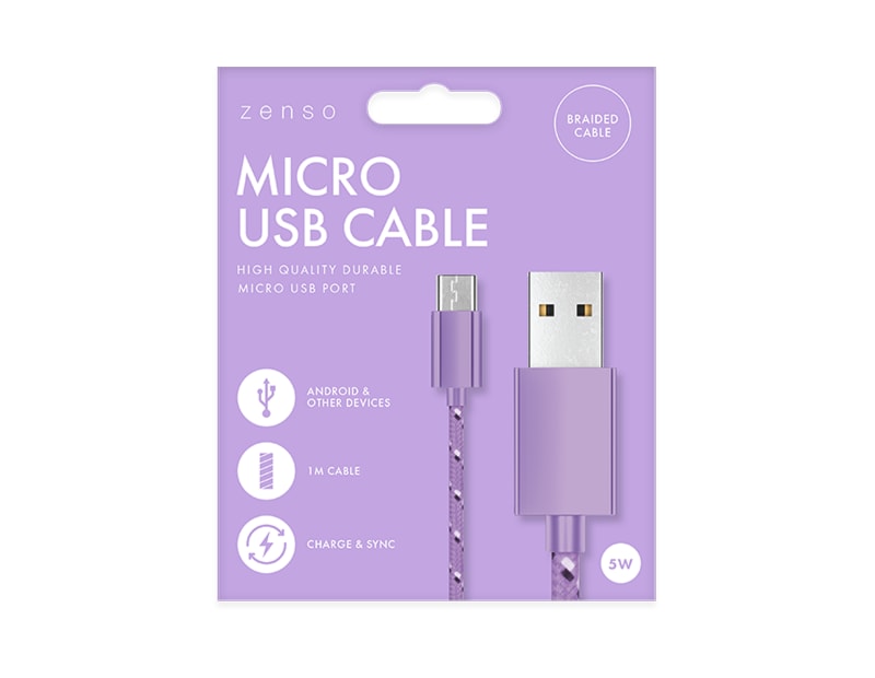 Wholesale Micro Braided USB cable 1M Wholesale Micro Braided USB cable 1M