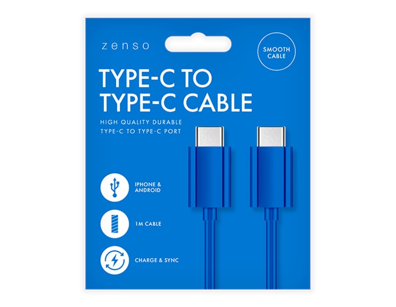 Wholesale Type C to Type C Coloured Cable 1M | Gem imports Ltd. Wholesale Type C to Type C Coloured Cable 1M | Gem imports Ltd.