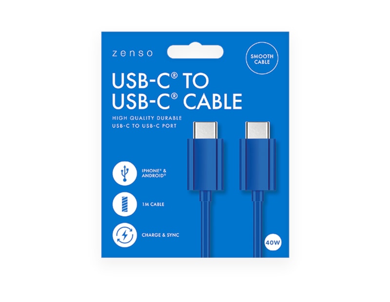 Wholesale Type C to Type C Coloured Cable 1M | Gem imports Ltd. Wholesale Type C to Type C Coloured Cable 1M | Gem imports Ltd.