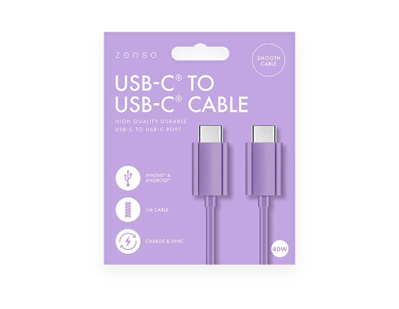 Wholesale Type C to Type C Coloured Cable 1M | Gem imports Ltd. Wholesale Type C to Type C Coloured Cable 1M | Gem imports Ltd.