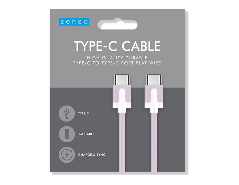 Wholesale Flat Type C to Type C cable 1M Wholesale Flat Type C to Type C cable 1M