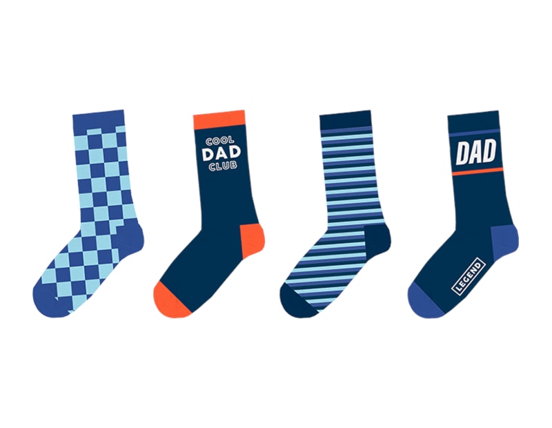 Wholesale Father's Day Dad socks Gift Set 4PK