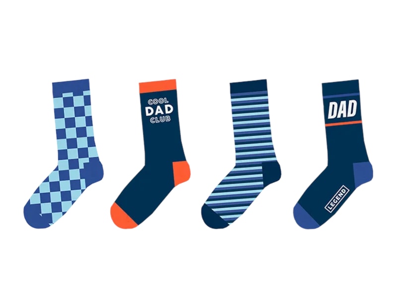Wholesale Father's Day Dad socks Gift Set 4PK