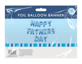 Happy Father's Day Foil Balloon Banner Happy Father's Day Foil Balloon Banner