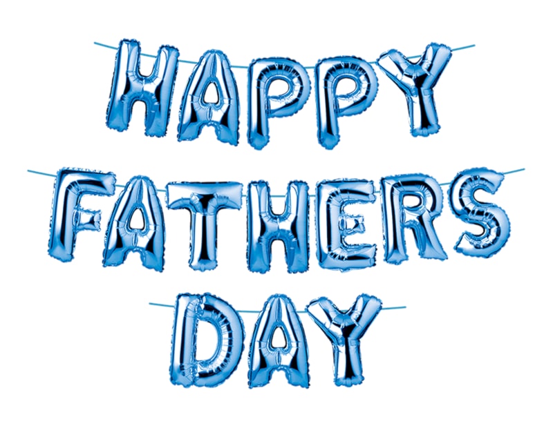 Happy Father's Day Foil Balloon Banner Happy Father's Day Foil Balloon Banner
