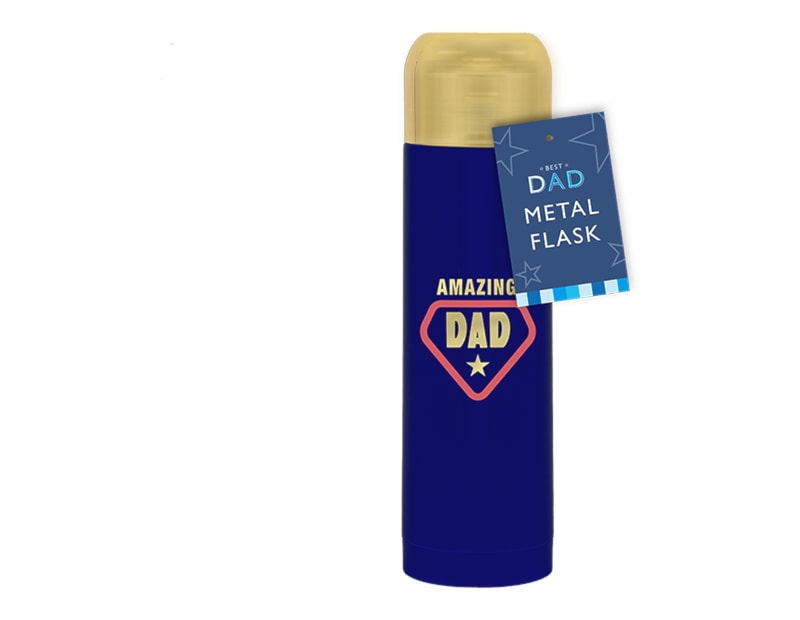 Wholesale Father's Day Foil Metal Flask 24.5 x 7cm Wholesale Father's Day Foil Metal Flask 24.5 x 7cm