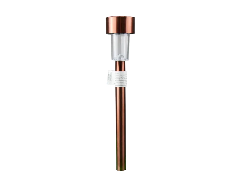 Copper Effect Solar Stake Light CDU
