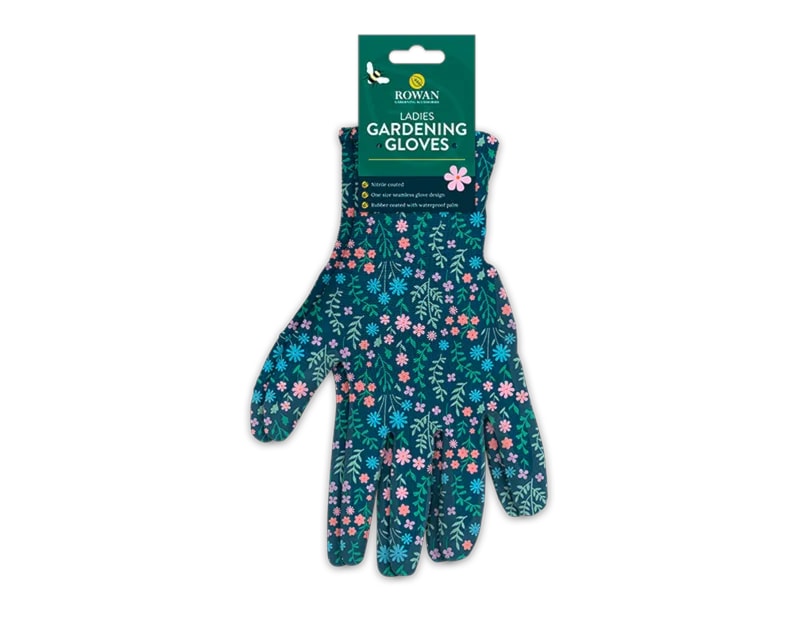 Wholesale Ladies Printed Nitrile Coated Gloves