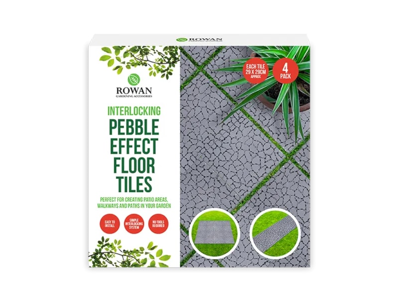 Wholesale Interlocking Pebble Effect Flooring 4pk Wholesale Interlocking Pebble Effect Flooring 4pk