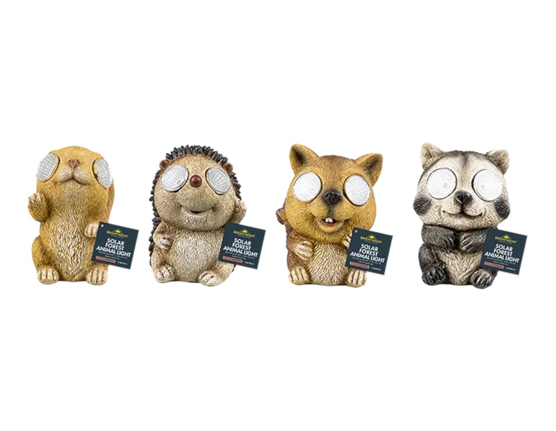 Wholesale Forest Animal Solar Light 11cm CDU Wholesale Forest Animal Solar Light 11cm CDU