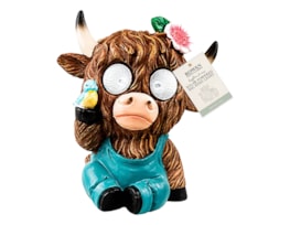 Wholesale Highland Cow Solar Light 22cm