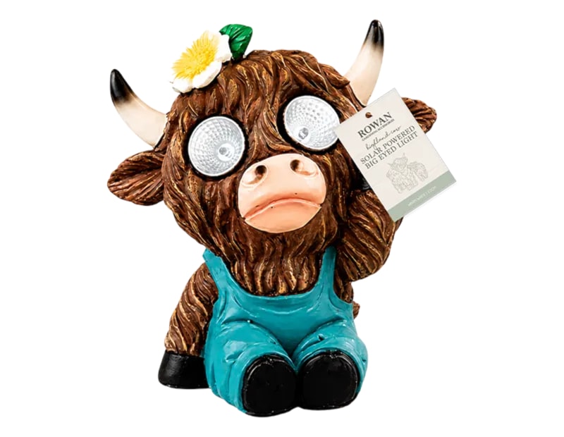 Wholesale Highland Cow Solar Light 22cm