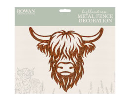 Wholesale Metal Highland Cow Fence Decoration
