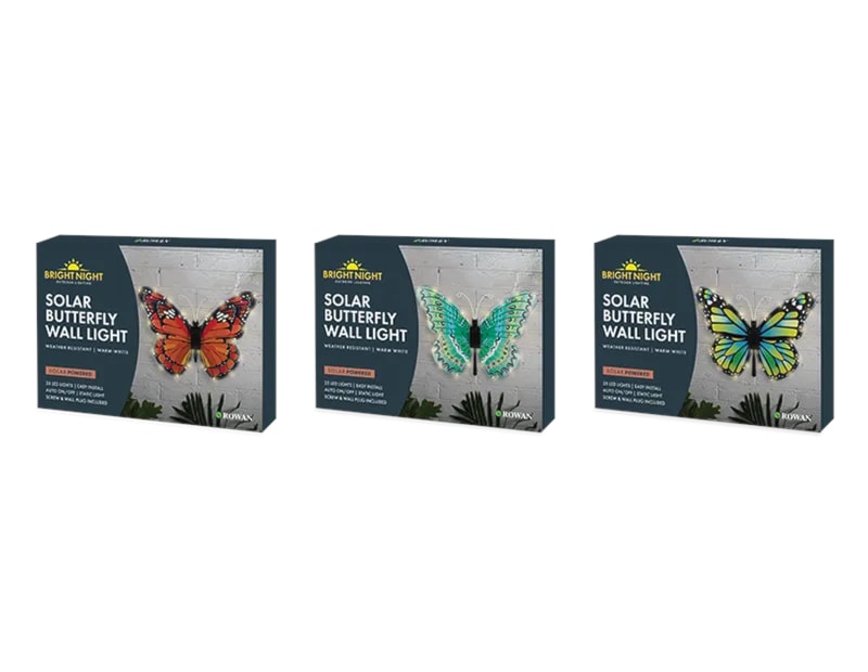 Butterfly Wall Art Solar Light CDU Butterfly Wall Art Solar Light CDU