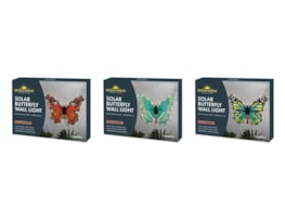 Butterfly Wall Art Solar Light CDU