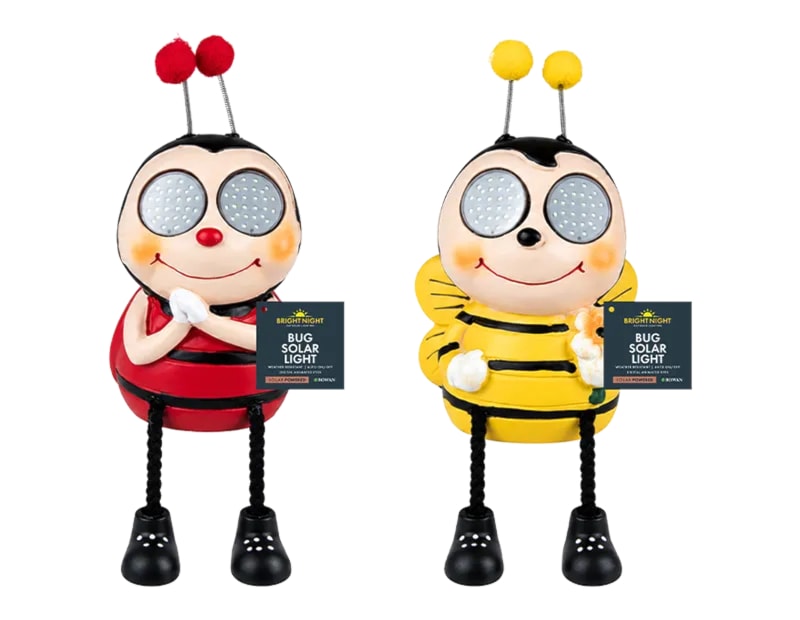 Bug Solar Light with Digital Animated Eyes CDU