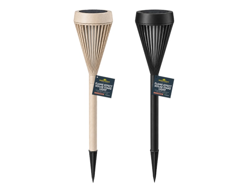 Wholesale Flame Effect Solar Stake Light 42cm CDU Wholesale Flame Effect Solar Stake Light 42cm CDU