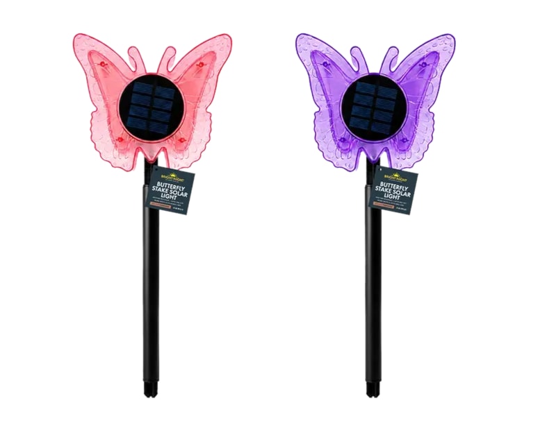 Butterfly Stake Solar Light 38cm CDU Butterfly Stake Solar Light 38cm CDU