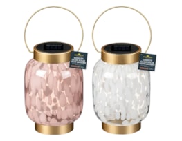 Confetti Glass Solar Light Lantern CDU