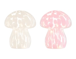 Confetti Glass Mushroom Solar Light  CDU