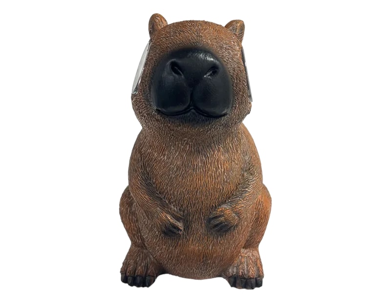 Wholesale Capybara Solar LED Light with Digital Eyes 14.5cm CDU Wholesale Capybara Solar LED Light with Digital Eyes 14.5cm CDU