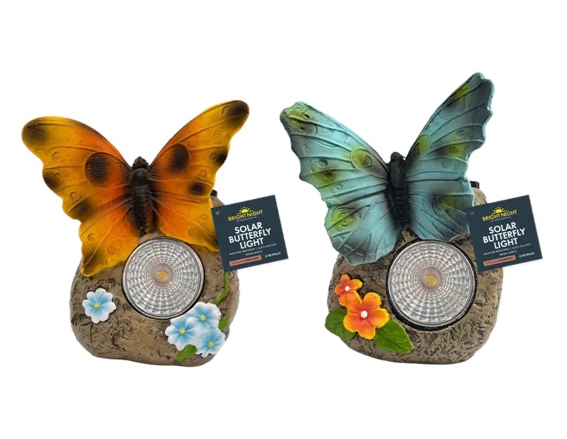 Wholesale Butterfly Solar Led Lights 11.5cm CDU Wholesale Butterfly Solar Led Lights 11.5cm CDU