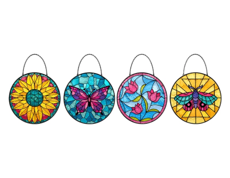 Hanging Stained Glass Decoration CDU Hanging Stained Glass Decoration CDU