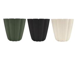Plastic Ribbed Plant Pot 29cm CDU