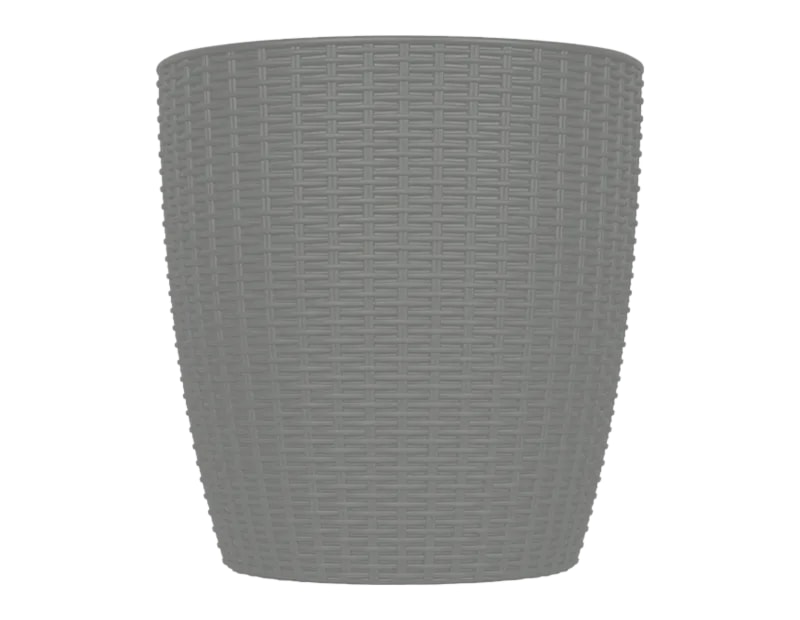 Rattan Effect Plant Pot 28cm