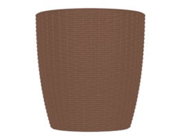 Rattan Effect Plant Pot 28cm