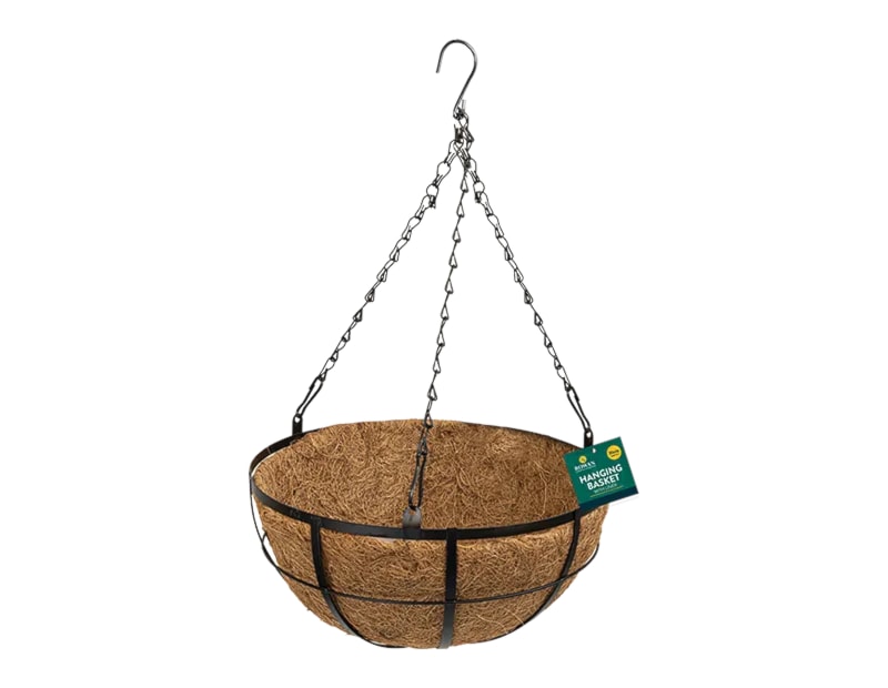 Deluxe Hanging Basket with Liner 30cm CDU