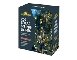 Wholesale 200 LED Solar String Lights Bright White CDU Bulk Buy 200 LED Solar String Lights Bright White CDU
