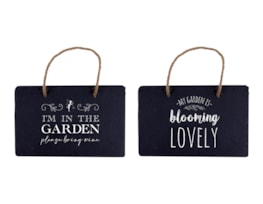Wholesale Slate Hanging Garden Signs Wholesale Slate Hanging Garden Signs