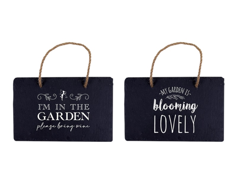 Wholesale Slate Hanging Garden Signs Wholesale Slate Hanging Garden Signs
