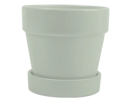 Wholesale Bright Ceramic Plant Pot & Saucer Wholesale Bright Ceramic Plant Pot & Saucer