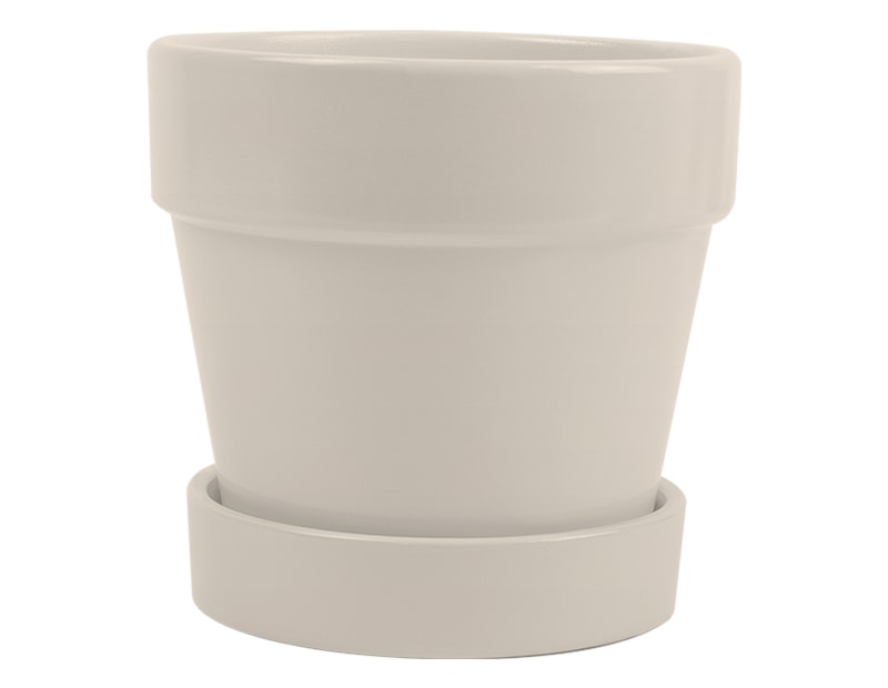 Wholesale Bright Ceramic Plant Pot & Saucer Wholesale Bright Ceramic Plant Pot & Saucer