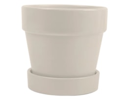 Wholesale Bright Ceramic Plant Pot & Saucer Wholesale Bright Ceramic Plant Pot & Saucer