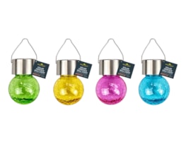 Wholesale Solar Coloured Glass Crackle Ball Light Wholesale Solar Coloured Glass Crackle Ball Light