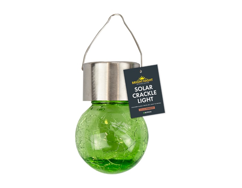 Wholesale Solar Coloured Glass Crackle Ball Light Wholesale Solar Coloured Glass Crackle Ball Light