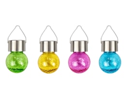 Wholesale Solar Coloured Glass Crackle Ball Light Wholesale Solar Coloured Glass Crackle Ball Light