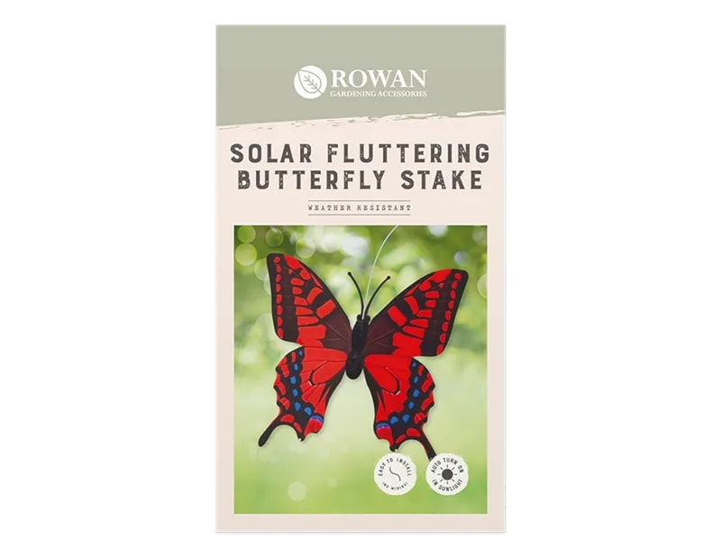 Wholesale Solar powered fluttering butterfly stake Wholesale Solar powered fluttering butterfly stake