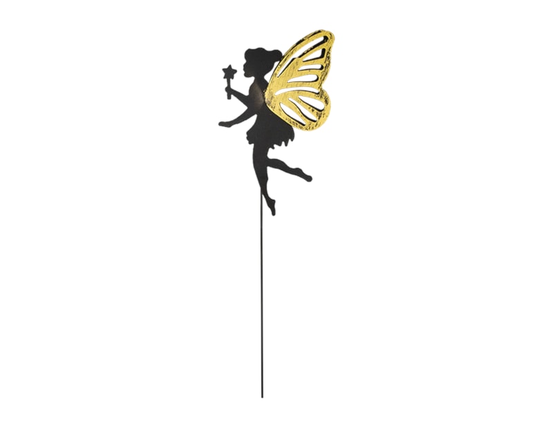 Wholesale Fairy silhouette Metal Garden stake | Gem imports Ltd. Wholesale Fairy silhouette Metal Garden stake | Gem imports Ltd.
