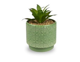Wholesale Artificial Plant in Dolomite Textured Pot Wholesale Artificial Plant in Dolomite Textured Pot