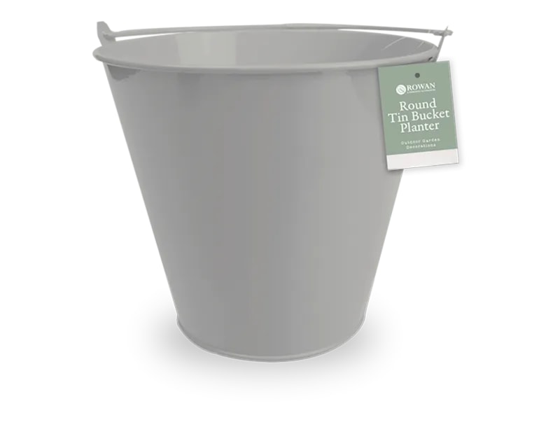 Wholesale Round Tin Bucket Planter Wholesale Round Tin Bucket Planter