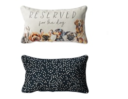 Wholesale Dog Print Cushion 44cm x 23cm