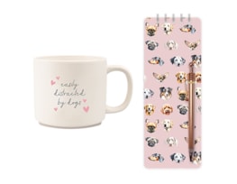 Wholesale Dog Mug and Notebook Set Wholesale Dog Mug and Notebook Set