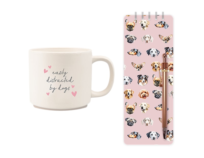 Wholesale Dog Mug and Notebook Set Wholesale Dog Mug and Notebook Set