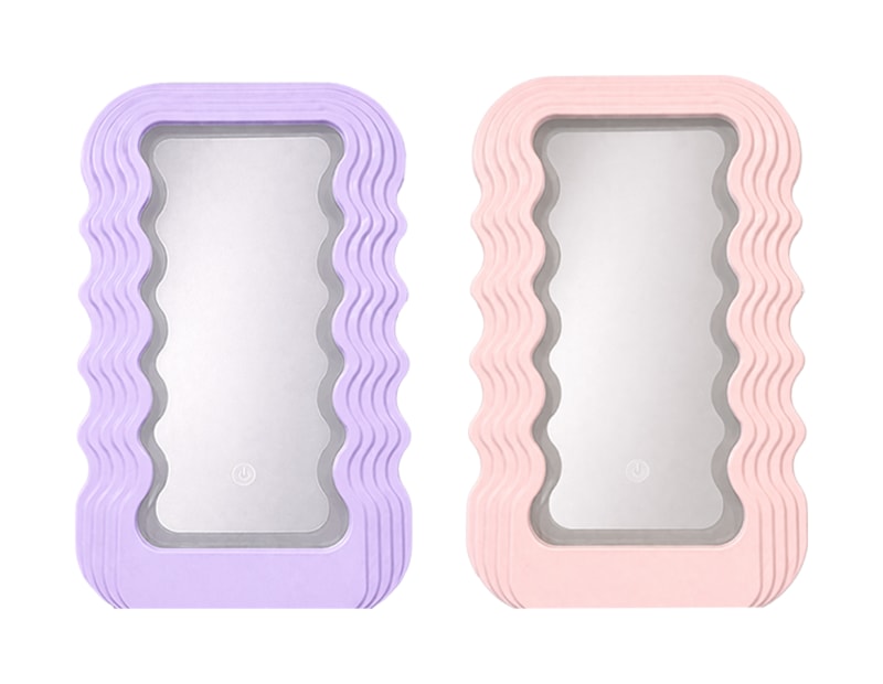Bulk Buy Light Up Wavy Mirror CDU